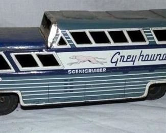 TIN LITHO GREYHOUND LINES BUS 