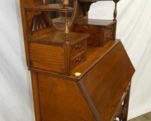 VIEW 4 UNUSUAL OAK SECRETARY 