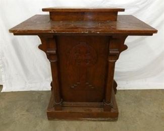 36IN OAK PODIUM 