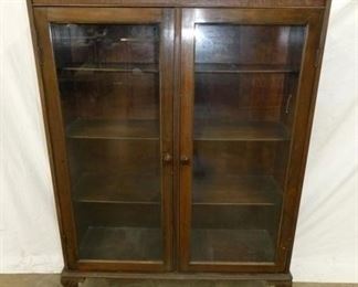 MAH. 2 DOOR BOOKCASE 