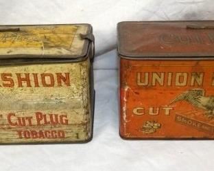 FASHION, UNION LEADER TOBACCO TINS 