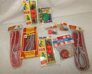 NOS YO-YO'S, JUMPROPES ETC 