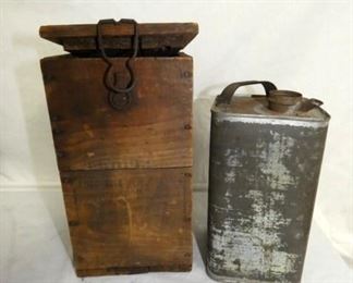 RR CAN W/ WOODEN CRATE 