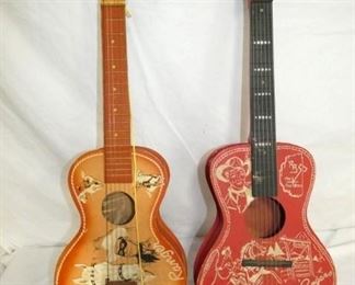 11X30 LONE RANGER,ROY ROGERS GUITARS 