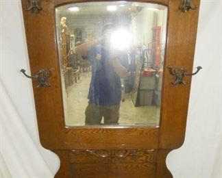 VIEW 2 TOP W/ LOG ROLL/CARVINGS 