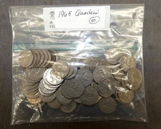 1965 SILVER QUARTERS 