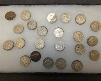 1951-1965 FRANKLIN HALVES 
