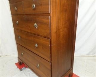 VIEW 2 1880'S WALNUT CHEST 