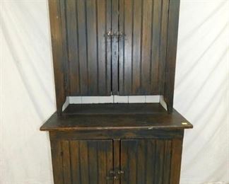 PRIM. 2PC. STEPBACK CUPBOARD 