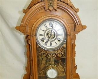 VIEW 2 CLOSEUP 8 DAY 1874 CLOCK 