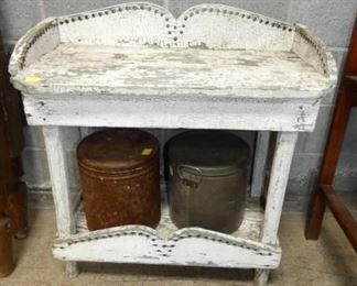 PRIM. PAINTED WASHSTAND 