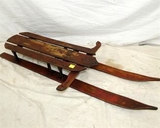 49X21 PRIM. WOODEN SLED 