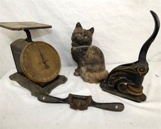 NOTARY PUNCH, SCALES, ETC 