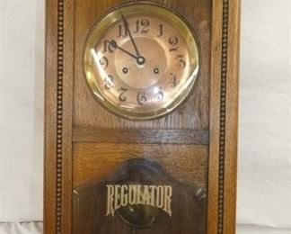 OAK WALL REGULATOR CLOCK 