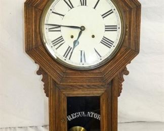 OAK WALL REGULATOR CLOCK 