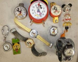Mickey Mouse WATCH, KEY CHAINS 