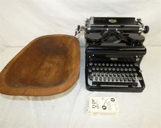 ROYAL TYPEWRITER, PRIM. DOUGH BOWL 