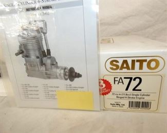 VIEW 3 SAITO SINGLE CYLINDER ENGINE 