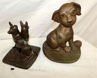 CAST DOORSTOP, BOOKENDS 