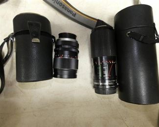 VIVITAR, PASASONIC ZOOM LENCES 