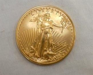 2002 $25 1/2 OZ GOLD COIN 
