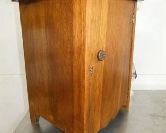 VIEW 2 SIDE OAK CABINET 