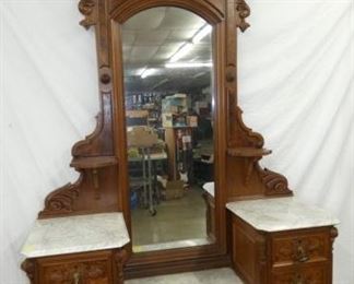VICTORIAN WALNUT DRESSER 