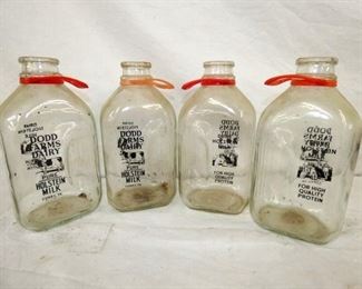 1G. FARM DAIRY MILK BOTTLES 