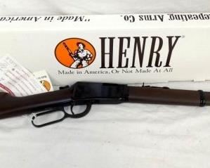 HENRY 22LR LEVER ACTION W/ BOX 