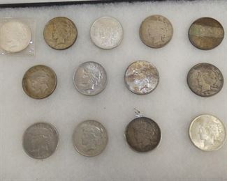 PEACE SILVER DOLLARS 