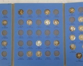 1916-1945 MERCURY DIMES(PARTIAL)