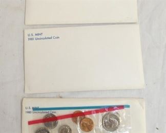 UNC 1978,80,81 US MINT SETS 