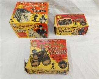 HOPALONG CASSIDY CAMERAS W/ BOXES 