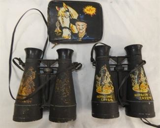 HOPALONG BINOCULARS, WALLET 