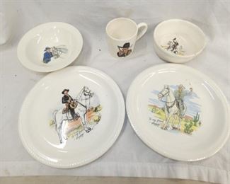 HOPALONG CASSIDY DISHES 