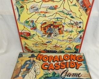 HOPALONG CASSIDY 1950 GAME W/ ORIG. BOX 