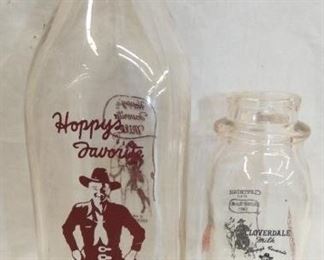 HOPALONG CASSIDY MILK BOTTLES 