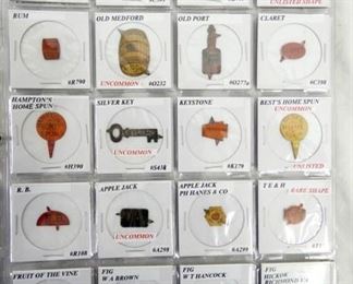 VIEW 5 VERY HARD TO FIND TOBACCO TAGS 