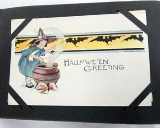 VIEW 2 HALLOWEEN POSTCARDS