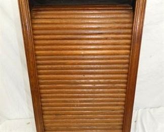 18X29 OAK ROLL FILE CABINET 