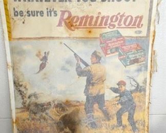 1970'S 18X22 REMINGTON OLD STOCK SIGN 