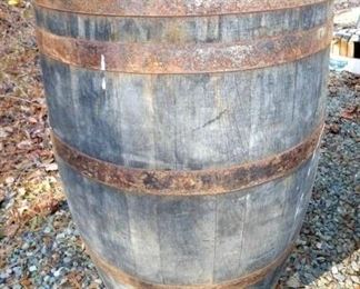 (2) 55G. WOODEN KEGS 