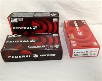 150 ROUNDS 9MM 115 GRAIN 