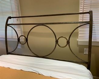 Iron queen bed (includes bedskirt)                            750.00             54"h x 61"w                                                                                  *available for pickup  October 16