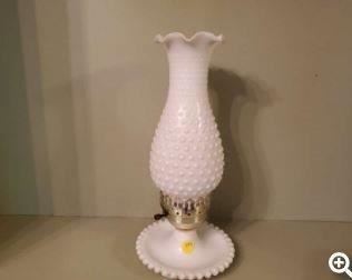 Milk Glass Lamp