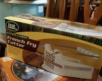 Vintage French fry cutter