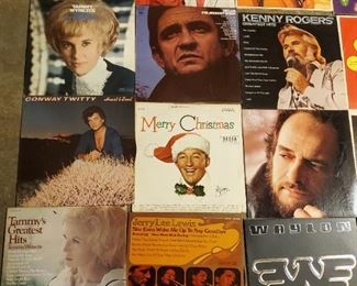 Popular Vinyl LP Album Records with artists from the 60s, 70's and 80's. Most in very good condition to excellent condition!