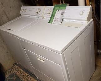 washer dryer set (sold as set)