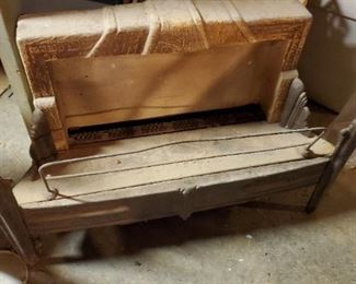 gas heater or fireplace