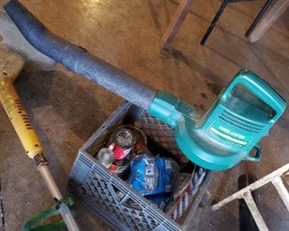 Leaf blower and one weed water SOLD